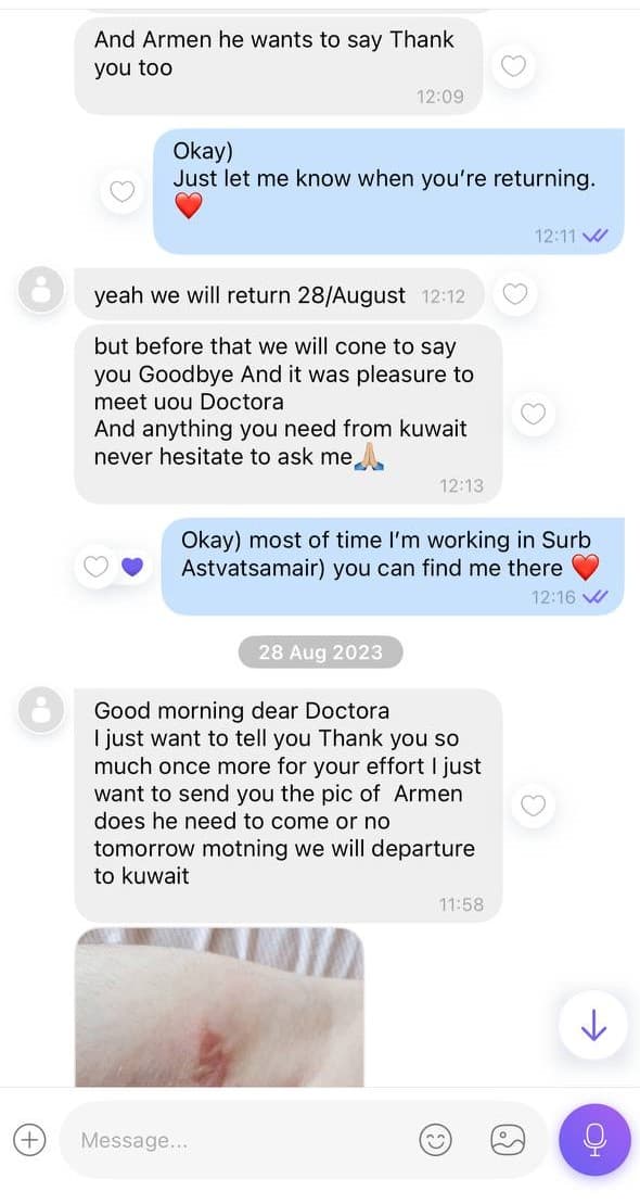 Parent testimonial about child surgery 3